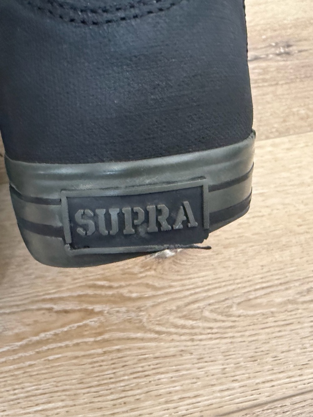 Supra Muska 001 triple black high top sneakers - Picture 9 of 9